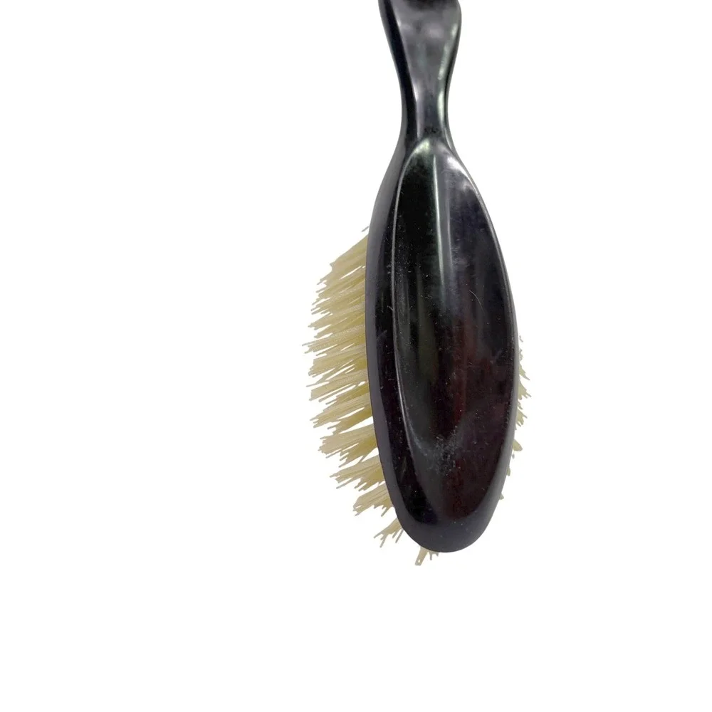 Vtg Avon Natural Performance Flair Hair Brush Brown Handle 7 Row Plastic Bristle